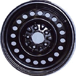 Chevy/Olds/Pontiac Wheel STL8038 Steel Black